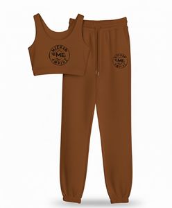 Ensemble de vêtements de yoga et de sport pour femmes MEERAN EMPIRE, imprimé chat, tissu polaire, taille mi-haute, style doux, leggings de compression d'hiver, soutien-gorge push-up - Product Image 2