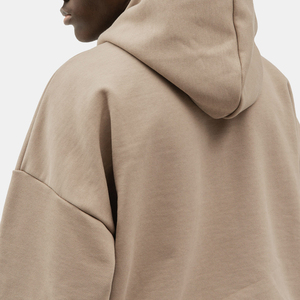 Sweat à capuche court 500 gsm surdimensionné pour hommes personnalisé poids lourd vierge y2k sweats à capuche 100% coton pull boxy hoodie fabricant - Product Image 4