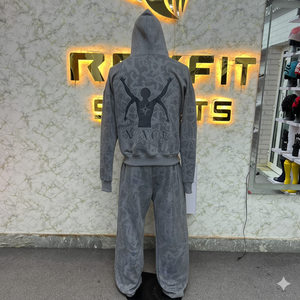 Survêtement à fermeture éclair meilleur fabricant à bas prix pour hommes Style unique Nouveau design Survêtements pour hommes - Product Image 4