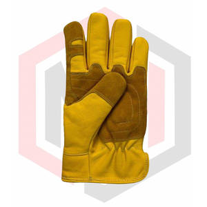 ถุงมือนิรภัยในฤดูหนาวสำหรับขับขี่ที่มีความยืดหยุ่นถุงมือหนังแพะ - Product Image 3