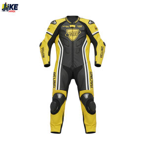 Motorbike Racing Suit High <b>Performance</b> Leather Windproof Plus Size <b>Protective</b> Gear for Men - Product Image 1