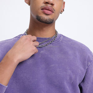 Nardon Apparel Loose Fit Heavyweight Black Fleece Sweater Sudaderas para hombre Tallas grandes - Product Image 6