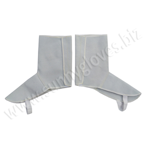 Spats เชื่อมหนังสำหรับช่างเชื่อมสารหน่วงไฟ Coveralls ความปลอดภัยป้องกันหนัง Spats - Product Image 1