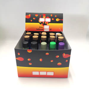 Boîtes de présentation de <span class=keywords><strong>comptoir</strong></span> de vente au détail avec logo personnalisé, laminage mat, pour tube <span class=keywords><strong>en</strong></span> verre J-Tube supérieur, boîte de pré-emballage <span class=keywords><strong>en</strong></span> carton - Product Image 3