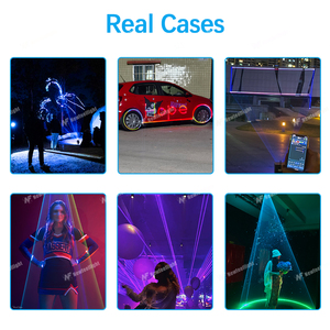 Projecteur laser cube portable M10 5W RGB avec batterie, application, DMX, ILDA, pour mapping laser, DJ, mariage, KTV, fêtes, événements scéniques - Product Image 5