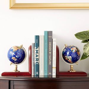 Modern Style Vintage Iron Bookends Customized Shape & Size Coastal Design Home Decor Office Desk Top - Product Image 1