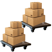Chariot de déménagement en métal à quatre roues ADong - Capacité de 200 kg - OEM disponible - Outils de magasinage