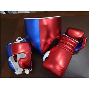 Guantes de Boxeo de Cuero para Entrenamiento de Artes Marciales, Guantes de Boxeo de Cuero Vacuno Genuino - Product Image 4
