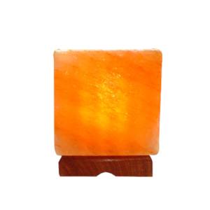 Lampe en bloc de sel de l'Himalaya à l'éclat vibrant, design géométrique écologique, 4 options de couleur, artisanat sculpté, Sian Enterprises - Product Image 5