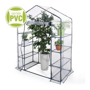Kit de Montaje de Invernadero Verdelook para Plantas, 8 Estantes (140x72.5x195cm), Verde 647 5, Invernaderos y Cuartos de Cultivo - Product Image 1