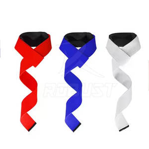 Sangles de musculation légères et réglables en néoprène avec logo personnalisé, écologiques, pour la musculation en salle de sport, la musculation et l'entraînement de force - Product Image 2