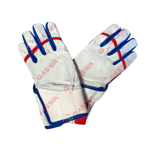 Guantes de bateo de béisbol ligeros de protección de manos de cuero personalizados Guantes de bateo de béisbol resistentes y duraderos - Product Image 2