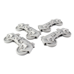 Roulettes inférieures pour lave-vaisselle électrique 4317933CM (lot de 4) – Pièces de rechange pour lave-vaisselle, remplace 4317933 - Product Image 2
