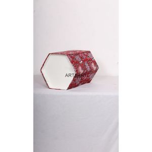 Làm bằng tay gỗ thân thiện với môi bàn thùng rác với cán Bìa 5 lít Công suất-đa màu - Product Image 3