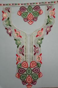 Écusson personnalisable à col en filet avec broderie à paillettes pour blouse encolure de robe kurti utilisation de couture de mode ethnique - Product Image 2