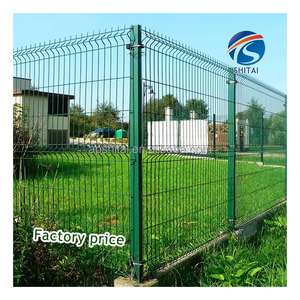 Fabricante de China, buen <span class=keywords><strong>precio</strong></span>, valla 3D, <span class=keywords><strong>malla</strong></span> en V recubierta de PVC verde, valla <span class=keywords><strong>perimetral</strong></span> 3D, poste cuadrado soldado, panel de valla 3D <span class=keywords><strong>para</strong></span> exteriores - Product Image 1