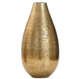 Jarrones de Metal martillado para flores, maceta de Metal elegante para decoración del hogar y hotel - Product Image 5