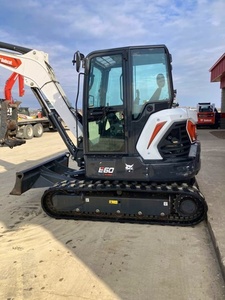 Miniexcavadoras Bobcat E60 Usadas, de 10-20 Toneladas, con Cucharón y Excavadora, También Incluyen 1 Año de Garantía, en Venta - Product Image 2