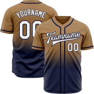 Chemises en jersey de baseball pour jeunes OEM directement de l'usine T-shirt de softball à sublimation personnalisée Uniforme de baseball pour jeunes garçons à motif vierge - Product Image 1