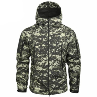 Vestes tactiques d'hiver à col montant de haute qualité personnalisées, neuves, sur mesure, vert olive camouflage, imperméables, séchage rapide