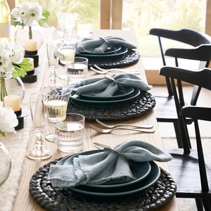 Woven placemat plate charger wholesale price natural water hyacinth fiber table <b>place</b> <b>mats</b> - Product Image 3