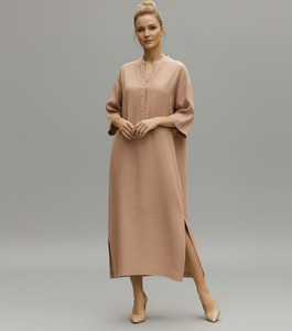 Robe longue en lin coupe ample personnalisée - Product Image 1