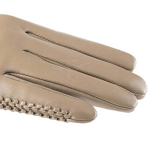 Guantes de Cuero de Marca Privada Personalizados con su Propio Logotipo, Guantes de Cuero Transpirables de Buen Material - Product Image 3