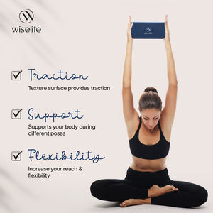 Deep Ocean Yoga Blocks <b>Navy</b> Blue Stability for Every Pose - Product Image 4