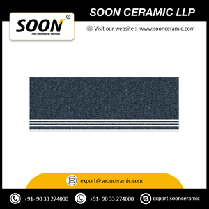 กระเบื้องเซรามิก Soon Ceramic Step Riser ขนาด 300x1200 มม. หนา 9 มม. ผิวมันเงา กันลื่น ดีไซน์แบบดั้งเดิม กระเบื้องอเนกประสงค์ - Product Image 2