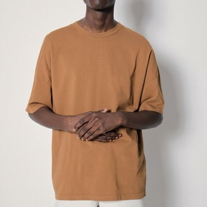 Sustainable Summer Wear <b>Drop</b> Shoulder Hot Selling 100% Cotton Men's T-Shirt OEM Service Cheap Price Knitted T Shirts From BD - Product Image 4