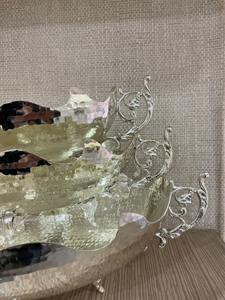 Bol de service à double poignée en argent de luxe, vaisselle de qualité supérieure pour les repas en famille, l'affichage festif et les événements spéciaux - Product Image 6