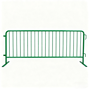 Panel de Barrera de Seguridad para Peatones de Acero, Barrera de Control de Multitudes Extraíble con Recubrimiento en Polvo, Barrera de Seguridad Vial para Tráfico - Product Image 2