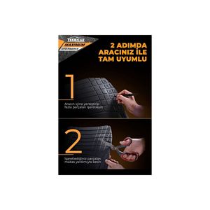 Alfombrillas para coche compatibles con Mercedes B, alfombrilla máxima para piscina 4D en caja en gris - Product Image 3