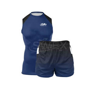 New <b>Model</b> Design Sublimation 7v7 Football Uniform Sport Wear Customized Made Logo 7v7 Football Uniform - Product Image 1