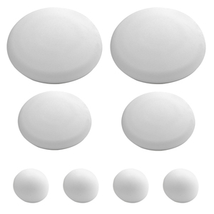 Topes adhesivos para paredes / puertas / ventanas / muebles 2 x 0/60 mm. / 2 x 40 mm. / 4 x 22 mm. (Paquete blíster de 8 piezas) - Product Image 1