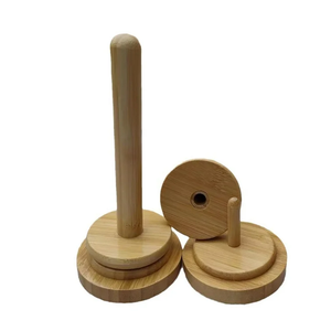 Exportador indio ofrece precio al por mayor para soporte de carrete decorativo de madera con cordel para tejer a mano - Product Image 2