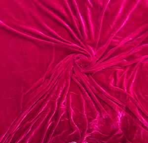 Rani Korean Makhmal Velvet 100% Polyester Super Silk Velvet pour filles pour bagages et mariages - Product Image 1