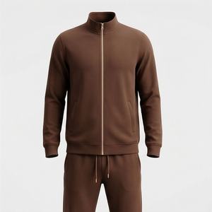 Ensemble de survêtement pour homme de qualité exceptionnelle, respirant, 100% polyester, hiver, deux pièces, jogging - Product Image 1