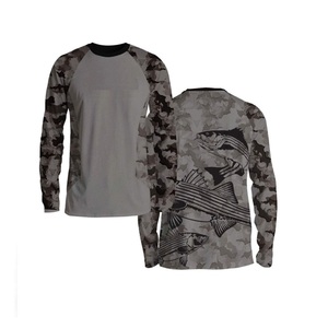 Diseño personalizado Sublimación Pesca Rash Guard UPF 50 Camisetas de manga larga Jersey Ropa elegante Camisa de pesca de manga larga de secado rápido - Product Image 2