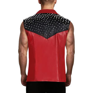 Chaleco de Cuero Genuino para Hombre, Diseño Personalizado, Transpirable, Estilo Casual para Invierno, para Motociclismo - Product Image 2