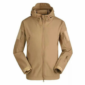 Chaqueta ligera con cremallera impermeable para hombre 2025 Softshell para hombre, chaqueta Softshell para hombre, ropa deportiva transpirable de nailon - Product Image 6