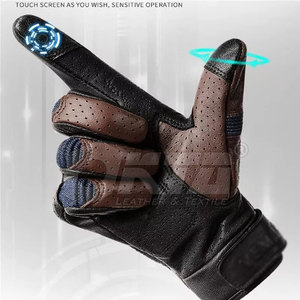 Professional Durable Motorbike <b>Textile</b> Gloves New Style Custom Design Leather Motorbike Gloves - Product Image 2
