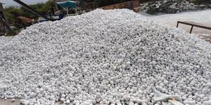 Indische Witte Marmer Getrommeld Pebble Stenen <span class=keywords><strong>Landscaping</strong></span> Tuin Goedkope Prijs Decoratieve Ronde Marmeren <span class=keywords><strong>Pebbles</strong></span> - Product Image 3