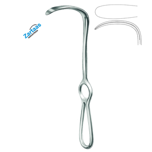 Retractor Langenbeck de Acero Inoxidable de Alta Calidad, 60 mm x 20 mm, Longitud 21 cm, Fabricante y Exportador de Instrumentos Quirúrgicos - Product Image 5