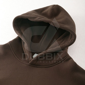 Sweat à capuche épais de haute qualité 500 g/m² épaule tombante sans ficelles sweats à capuche pour hommes surdimensionnés au meilleur prix - Product Image 3