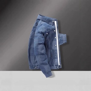 Otoño Invierno nueva chaqueta de tendencia de moda para hombres cuello de gran tamaño grueso de alta calidad chaqueta de estilo de motocicleta informal para jóvenes - Product Image 6