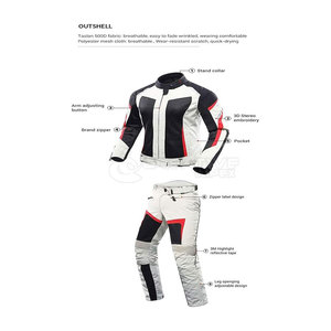 Traje de carreras de motos a prueba de viento de cuero de calidad superior Ropa deportiva con el último diseño para motocicletas y carreras de autos - Product Image 2
