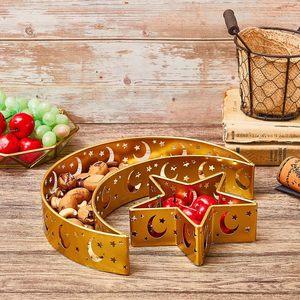 Petite table de service élégante en forme de lune en métal, décoration pour le Ramadan et l'Aïd, portable et saine, en provenance d'Inde - Product Image 2