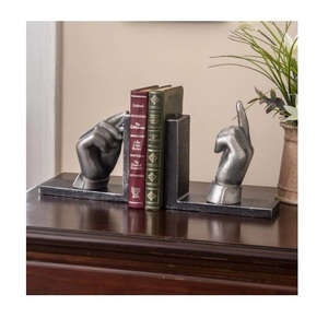 Sujetalibros de alta calidad resistente más bajo con sujetalibros hecho a mano de madera de diseño antiguo para la decoración de la habitación de estudio por exportadores - Product Image 1