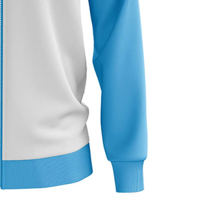 Chaquetas de Sublimación de Moda en Colores Azul y Blanco, el Mejor Material Suave al Tacto, Precio al por Mayor, Producto Duradero y Novedoso - Product Image 4